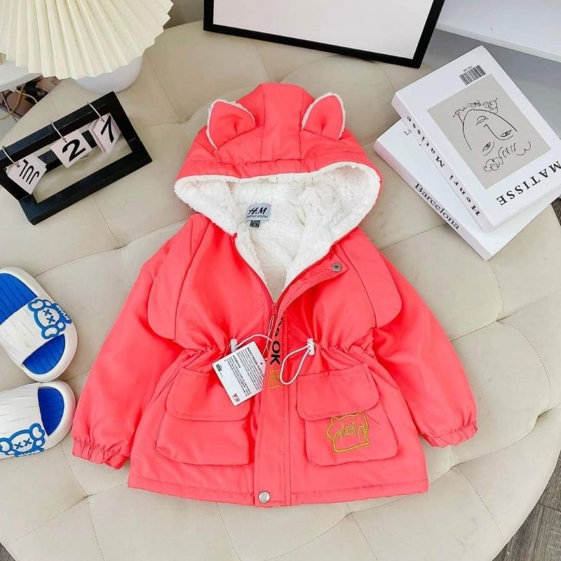 Áo khoác gió nót loong cừu dày dặn đẹp size 10_26kg