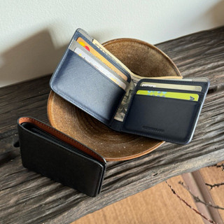 Katsu かつ simple wallet - ví gập form đơn giản phối layer da thật