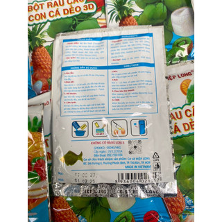 rau câu cá dẻo gói 12g