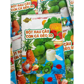 rau câu cá dẻo gói 12g