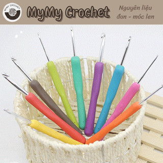 Kim móc cán dẻo cho người mới móc len, nhiều màu sắc, 2-10mm | Nguyên liệu đan móc MyMy Crochet