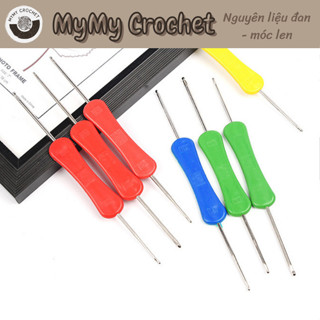 Kim móc 2 đầu bằng thép không gỉ đầy màu sắc | Nguyên liệu đan móc MyMy Crochet