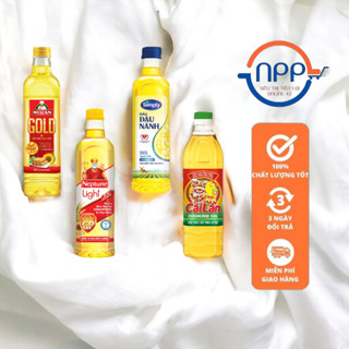 [1 lít] Dầu thực vật SLIMPY, CÁI LÂN, ÔNG GIÀ, MEIZAN GOLD