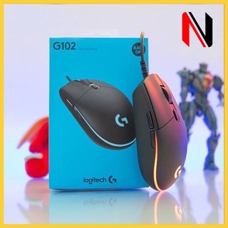 Chuột máy tính gaming có dây logitech g102 led rgb tốc độ 8000 dpi cực nhạy chuột pc chuyên chơi game làm việc