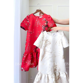 ĐẦM GẤM HOA TIẾT - BIMI