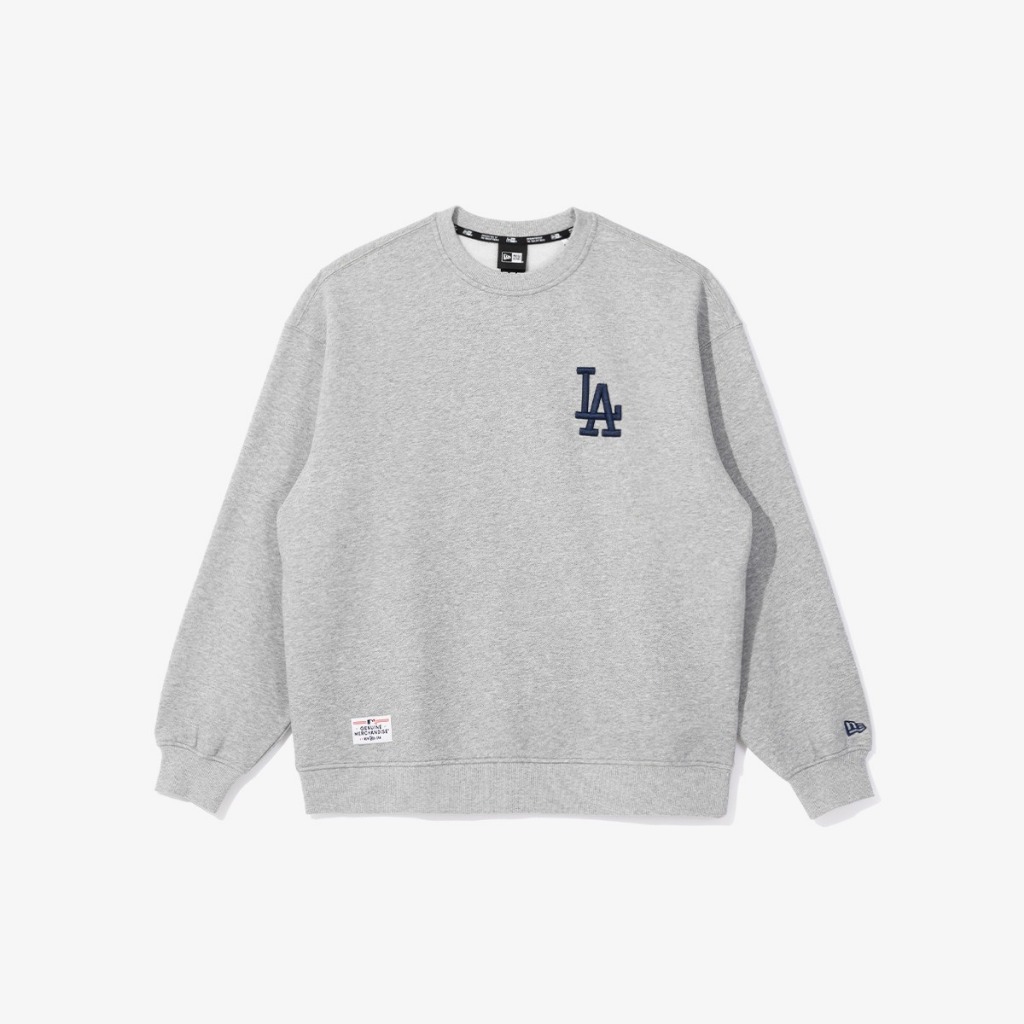 [Chính Hãng] Áo Sweater New Era La Dodgers Basic Logo Heather "Xám" - CODE: 13947090