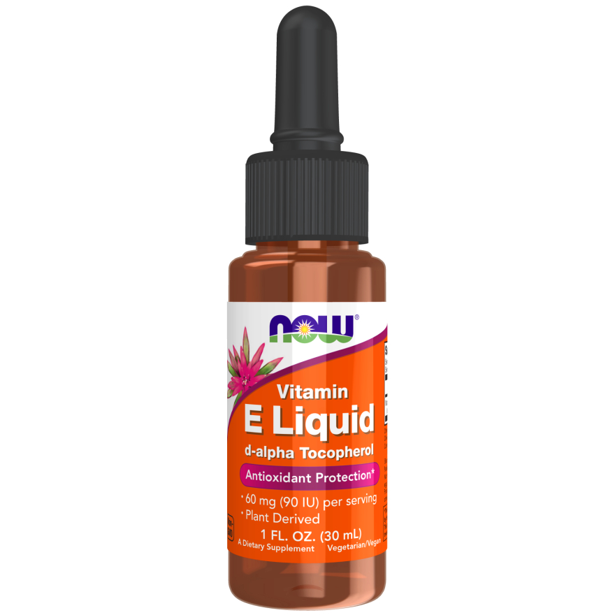 (HSD 9/2026) DẦU VITAMIN E TỰ NHIÊN NOW VITAMIN E LIQUID (30ML)