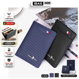 Ví Da Nam Cao Cấp Bóp Nam Da Bò Thật Chính Hãng Williampolo Ví da nam dáng đứng đựng tiền và thẻ mini nhỏ gọn- 𝑰𝑩𝑨𝑮
