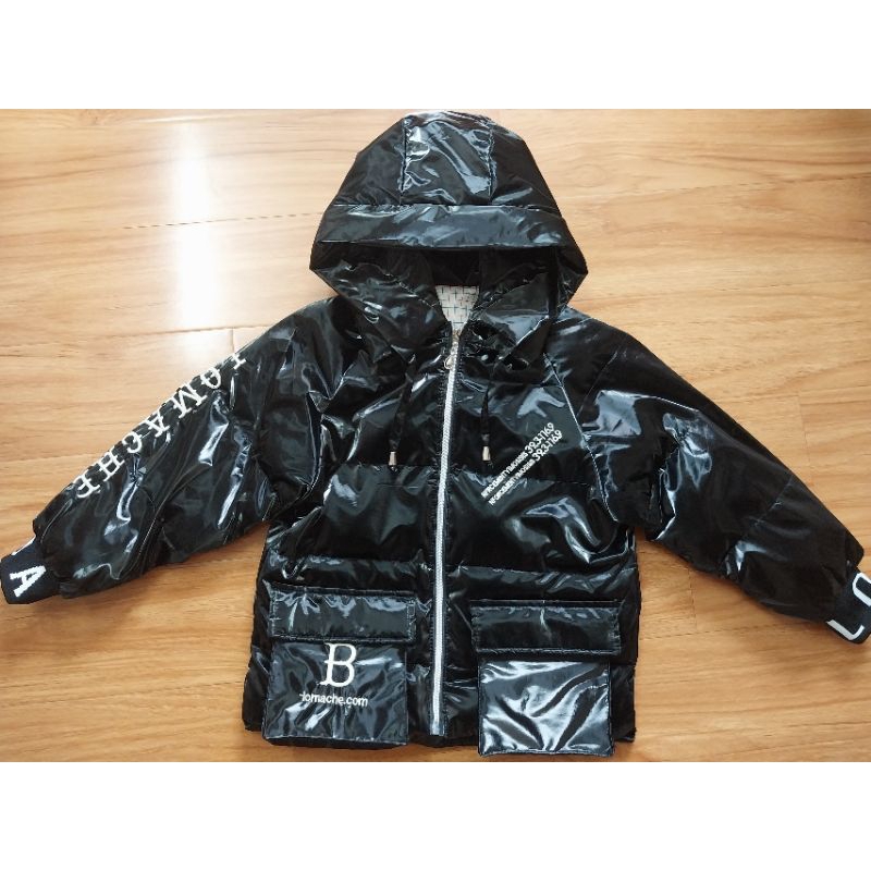 Áo phao da trẻ em,tay thêu, hàng shop 450k flashsale 250k