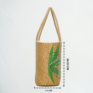 Túi Xách Nữ Cỏ Bàng thêu Lá xanh Kiểu Dáng Thời Trang Chất Lượng Tiêu Chuẩn Xuất Khẩu.