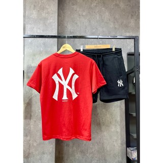 Áo new era big logo ny đỏ