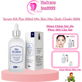 Serum HA Plus 100ml MTC Whitening | Tinh Chất Cấp Ẩm Phục Hồi Da Căng Bóng Trắng Sáng Cấp Ẩm