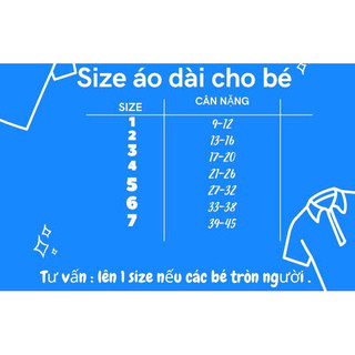 ÁO DÀI CÁCH TÂN BÉ TRAI VÀ BÉ GÁI