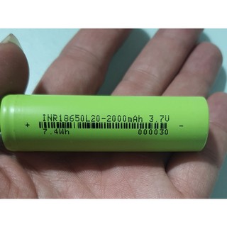 Cell pin 18650 dung lượng 2000mah xả 10A