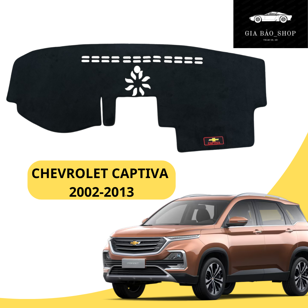 Thảm taplo xe Chevrolet Captiva 2002-2013