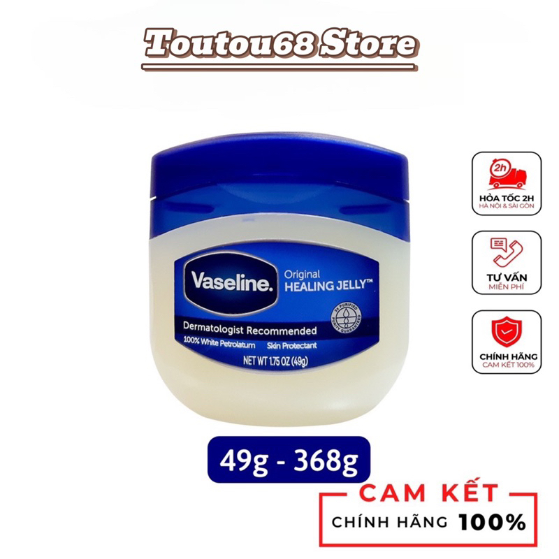 Sáp dưỡng ẩm đa năng VASELINE 100% Pure Petroleum Jelly Original Mỹ 49g