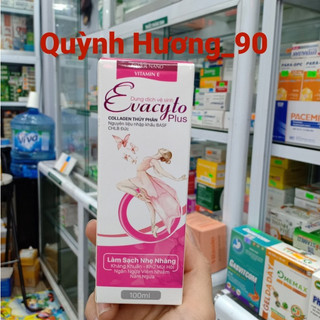 Dung dịch vệ sinh cao cấp EVACYTO Plus 100ml giúp làm sạch,làm thơm cô bé