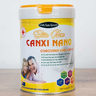 Sữa non canxi nano curcumin linh chi đỏ- tốt cho người tim mạch