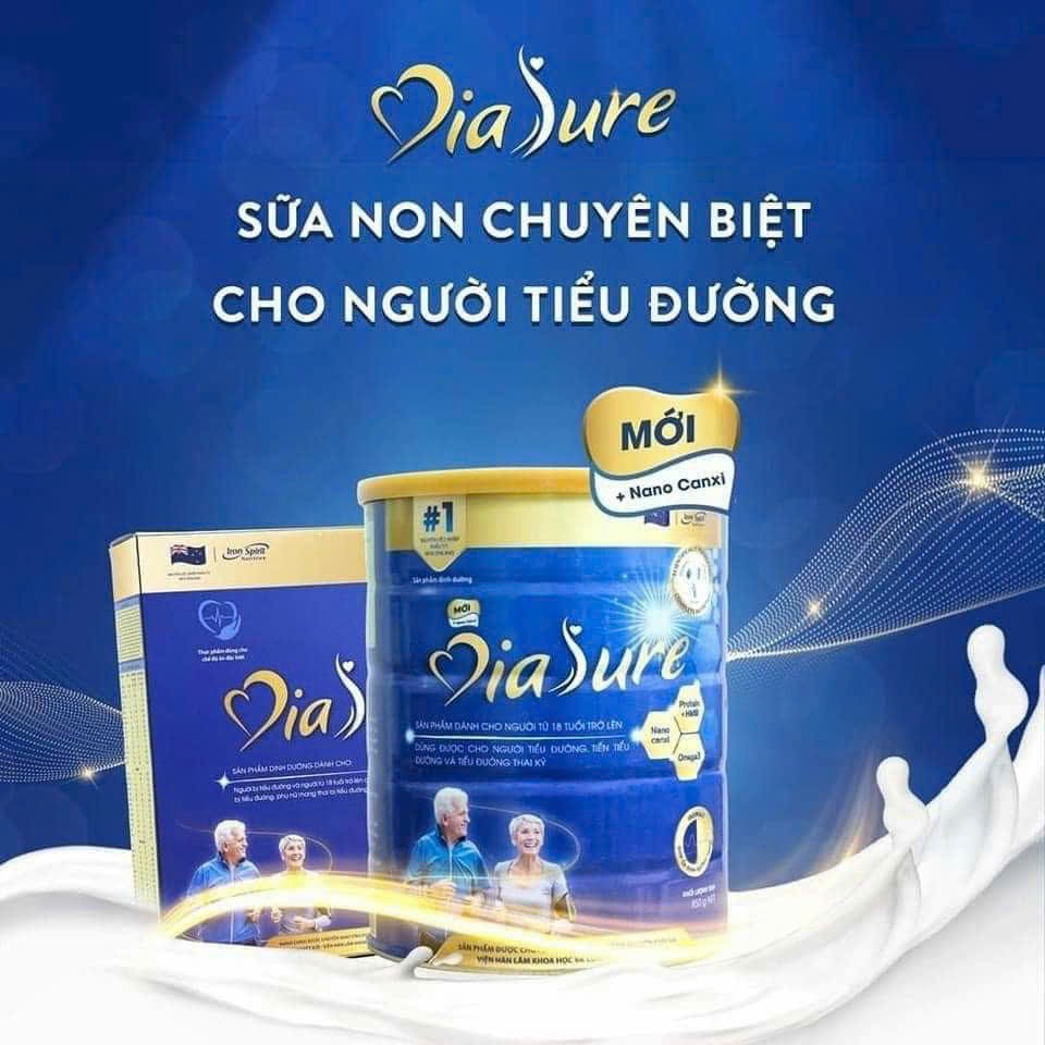 Combo 2 lon Sữa Non Tiểu Đường DiaSure- 850g