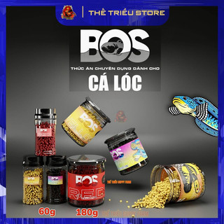  Cám Boss - Red-Yellow-Multi - hủ 60g-180g. Thức ăn chuyên dụng dành cho cá lóc cảnh 