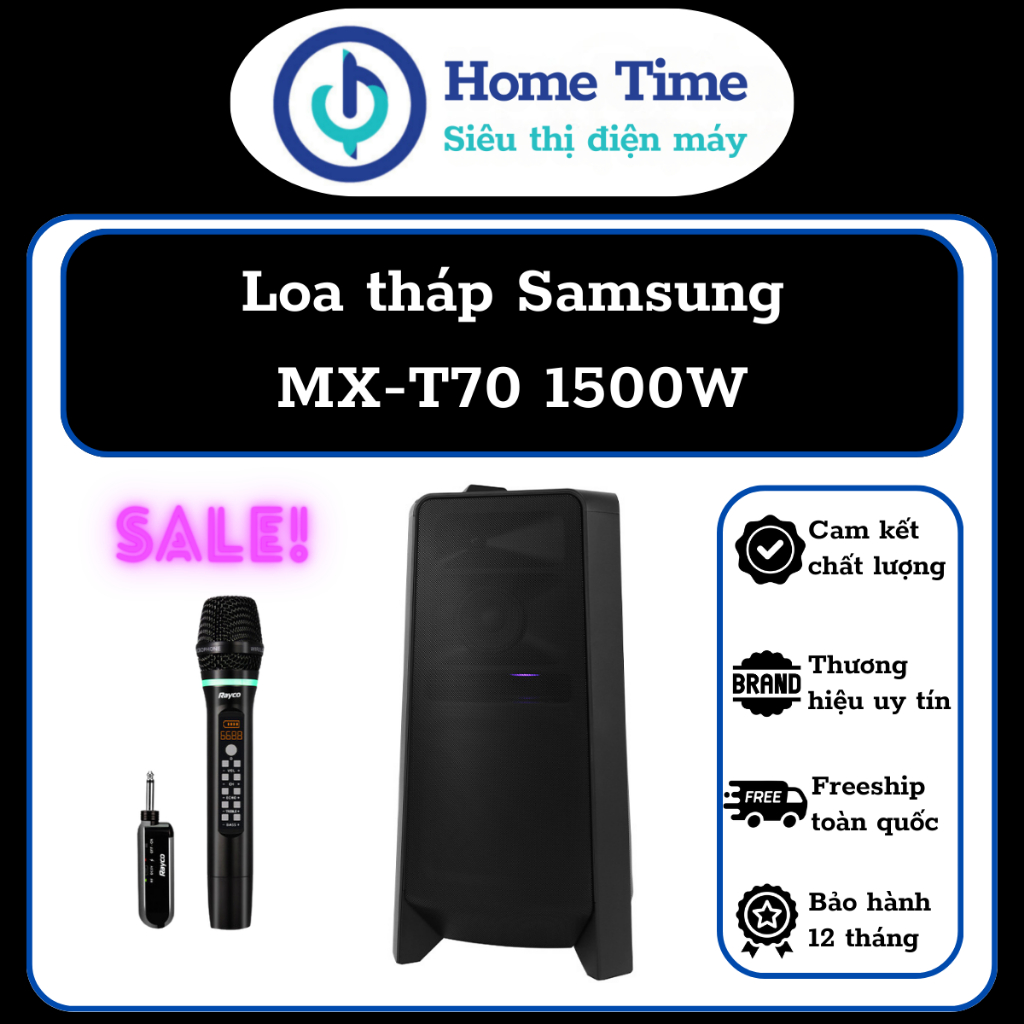 Loa tháp Samsung MX-T70 - Công suất 1500W - Hàng chính hãng mới Full Box 100% - Có kích hoạt bảo hành điện tử