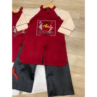 Set áo dài cách tân cho trẻ em