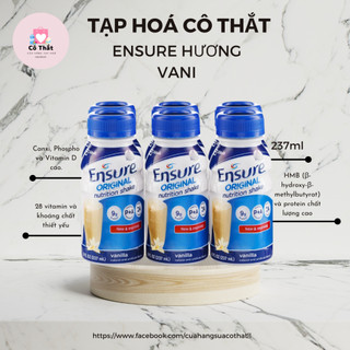 Sữa dinh dưỡng hương Vani Ensure Original
