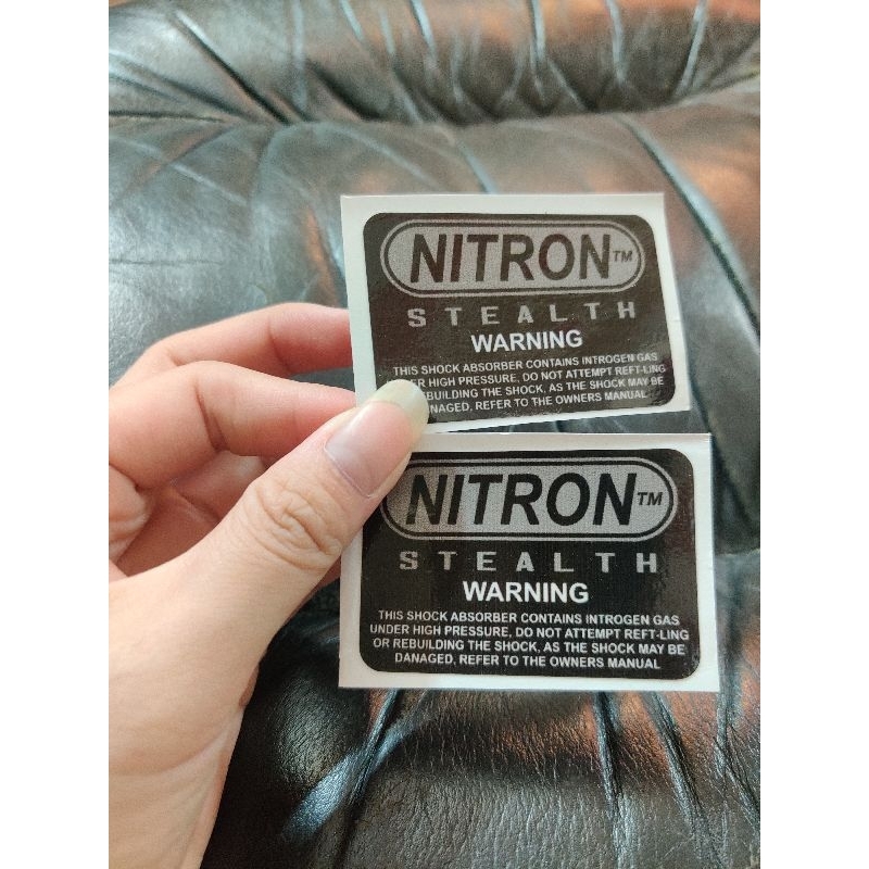💥Tem Logo Sticker Nitron dán phuộc,dán xe...