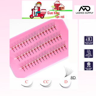 Mi fan line 8d độ cong c - cc - d, độ dày 0.7 - 1 hộp 1000 fan - dụng cụ nối mi