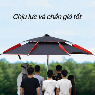 Ô Dù câu cá che Nắng che mưa Dù câu cá 2 tầng Dã ngoại cao cấp