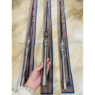    NeW  Cần ikada màu xám siêu đẹp🎣 Câu biển câu cá cảm giác 