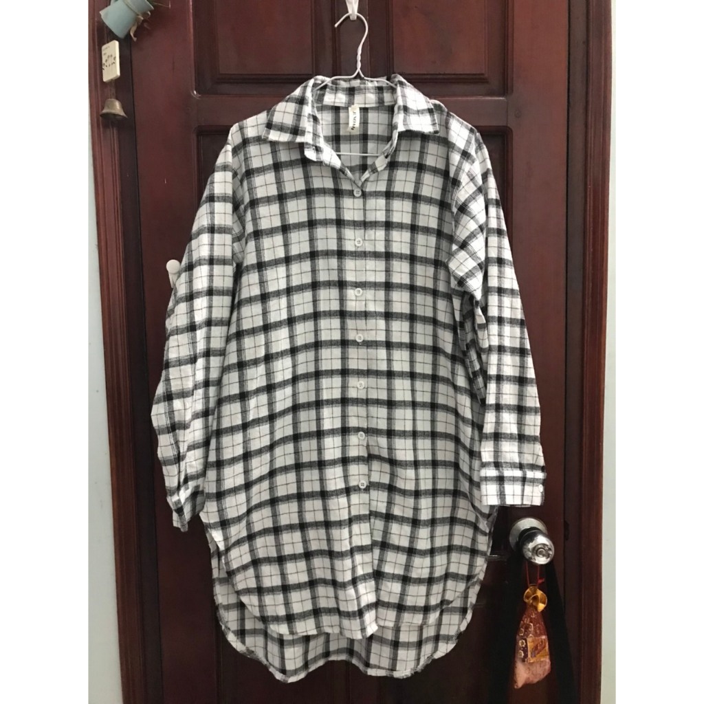 Váy dạ caro 2hand Nhật