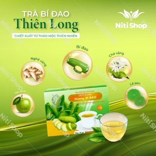 20 gói trà giảm cân bí đao detox NiTishop bí đao giảm cân nhanh
