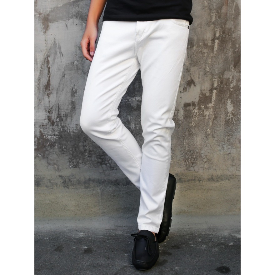 Quần Kaki Jean Nam Cao Cấp Ghi Sáng, Quần Kaki Jean dáng đứng, Chất vải cotton co giãn thoải mái - Doki