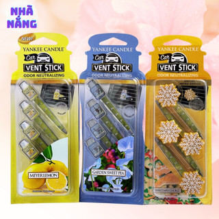 Set 4 que kẹp thơm xe ô tô yankee candle