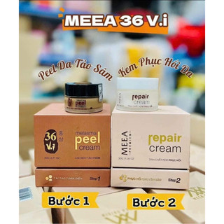 Combo peel da tảo sâm + kem phục hồi ha tảo sâm bóc tách da đông y 36 vị meea- phục hồi da mới