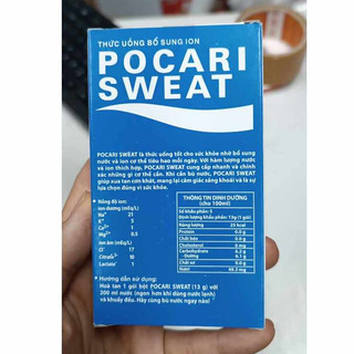 Pocari sweat dạng bột chính hãng - thức uống bổ sung ion thiết yếu, bù nước, bù khoáng