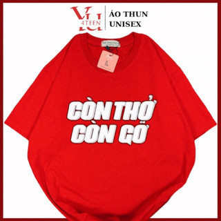 Áo Thun PHÔNG UNISEX in decal BÀI XÌ DÁCH TẾT CÒN THỞ CÒN GỠ - Hình chụp thật (Đủ size M-L-XL-XXL)