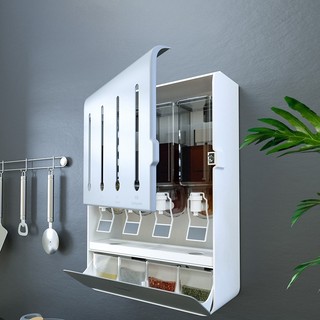 kệ đựng gia vị đa năng treo tường - hộp gia vị nhà bếp