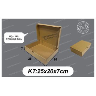 25x20x7 cm hộp nắp gài thường đựng quần áo