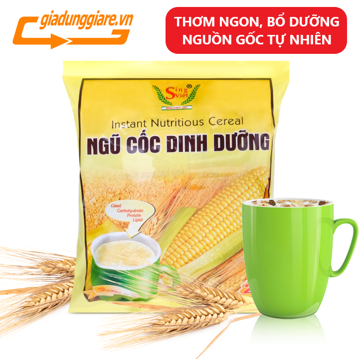 Ngũ cốc dinh dưỡng Sing Việt (500g gồm 20 gói 25g) Tốt cho sức khỏe mọi lứa tuổi - giadunggiare