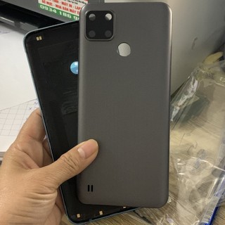 Nắp lưng Realme C25Y zin ( gồm nắp lưng. phím bấm, kính camera)