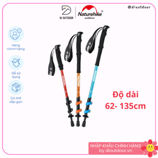 Gậy Trekking Leo Núi Gấp Gọn Naturehike NH17D001-Z 62- 135cm