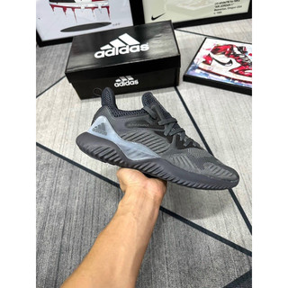 Giầy Sneaker AlphaBounce ĐEN Xám BLACK Nam