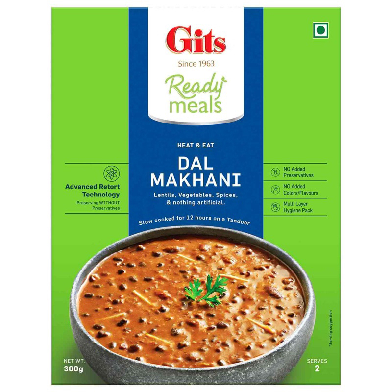 Ready to eat -Dalmakhani 300g (súp đậu lăng đen)