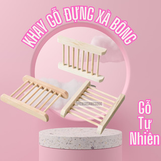 Khay gỗ đựng xà bông xà phòng thân thiện môi trường xanh