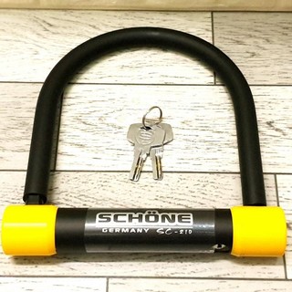 Ổ khóa bánh xe chữ u schone công nghệ germany - sc210 hàng oem