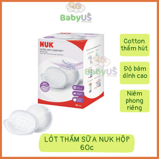 Lót thấm sữa NUK cotton thấm hút nhanh cho mẹ thoải mái [BabyUS]