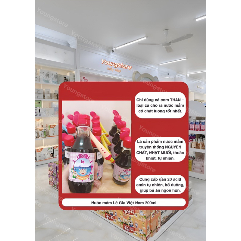 Nước mắm cá cơm Lê Gia 60ml babyhome