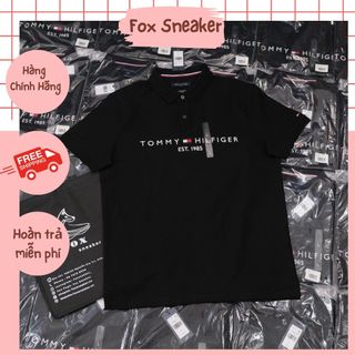 Áo polo tommy hilfiger 1985 logo black 78j6983 001 | fox sneaker